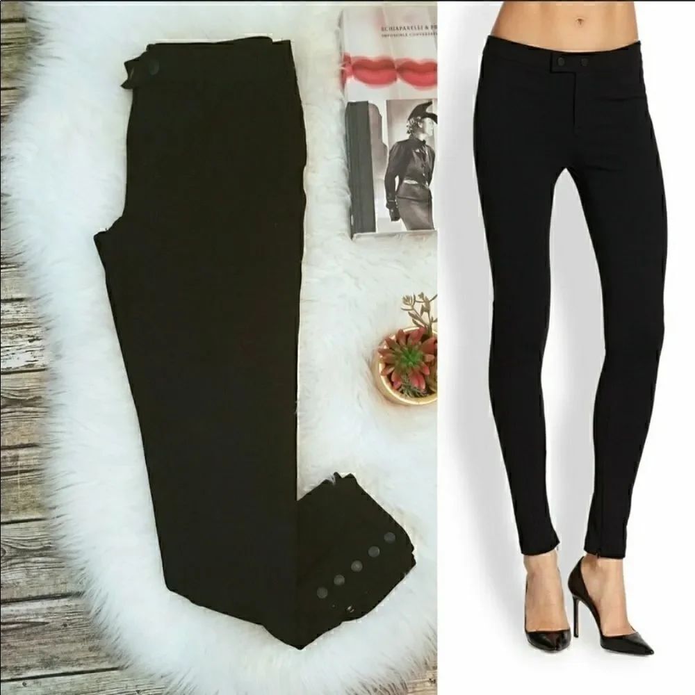nwot Vince cropped pants snap ankle size 4